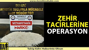 Denizli'de binlerce dolarlık uyuşturucu operasyonu
