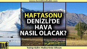Denizli'de hava durumu nasıl olacak?