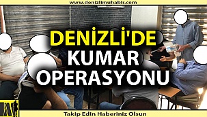 Denizli'de iş insanlarına kumar operasyonu