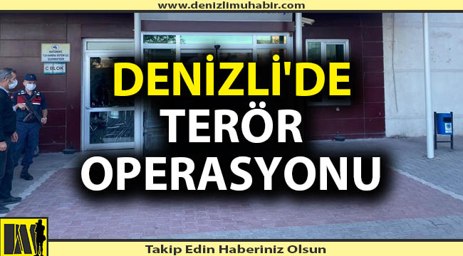 Denizli'de jandarmadan teröristlere yönelik operasyon