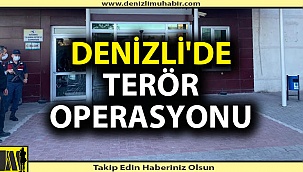 Denizli'de jandarmadan teröristlere yönelik operasyon