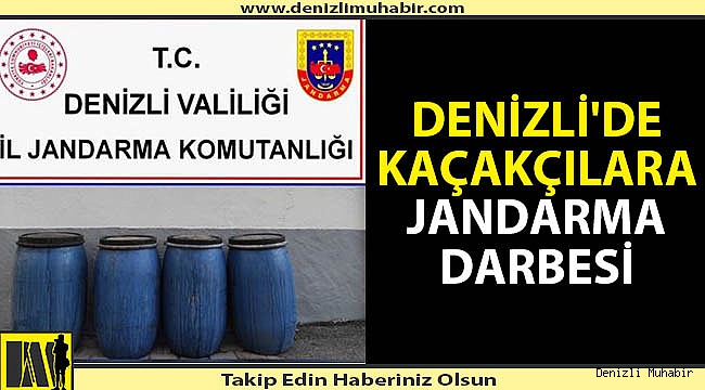 Denizli'de kaçakçılara jandarma darbesi