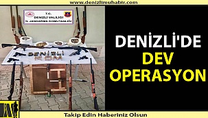 Denizli'de silah kaçakçılarına darbe