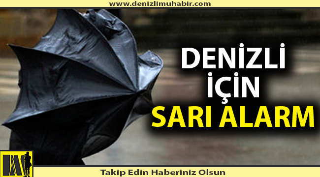 Denizli için uyarılarını tekrarladı
