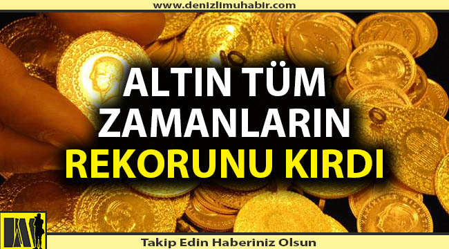 Dolardan sonra altın da rekor kırdı