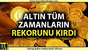 Dolardan sonra altın da rekor kırdı