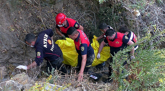 Eşi ve oğlunun önünde uçuruma yuvarlandı: 1 ölü