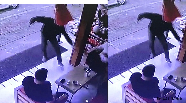 Herkesin gözü önde kurşun yağmuruna tuttu