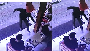Herkesin gözü önde kurşun yağmuruna tuttu