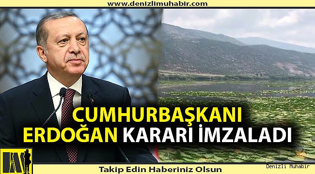 Işıklı Gölüne Devlet Tescili