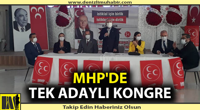 MHP'de tek adaylı kongre