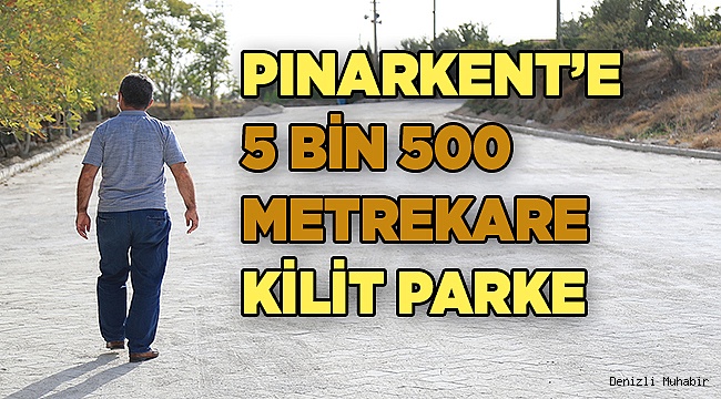 PINARKENT’TE TAŞ DÖŞEME ÇALIŞMALARI TAMAMLANDI