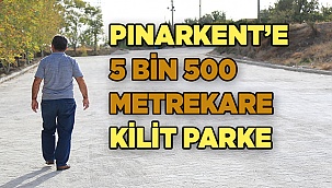 PINARKENT’TE TAŞ DÖŞEME ÇALIŞMALARI TAMAMLANDI