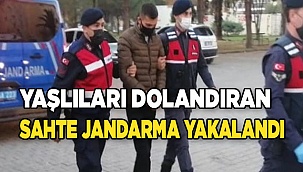 2 ilde 150 bin lira dolandıran sahte jandarma yakalandı