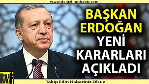 Cumhurbaşkanı Erdoğan yeni kısıtlama kararlarını açıkladı