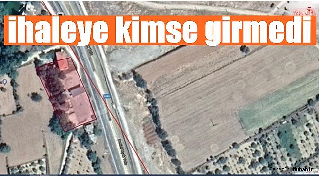 Denizli'de belediyenin arsa ihalesine katılan olmadı
