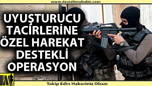 Denizli'de dev uyuşturucu operasyonu