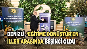 Denizli, ‘Eğitime Dönüştür’en iller arasında beşinci oldu