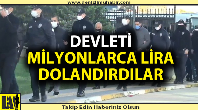 Milyonluk vurgunun zanlıları tutuklandı