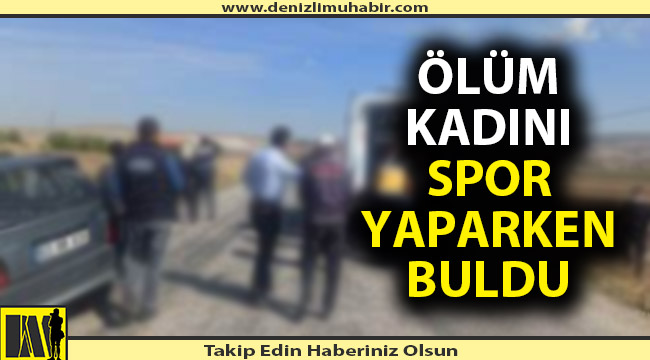 Ölüm, kadını spor yaparken buldu