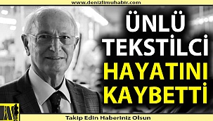 Ünlü tekstilci kalbine yenik düştü