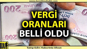 Vergi ve ceza oranları belli oldu!