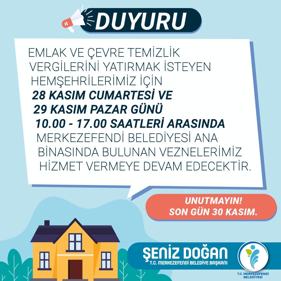 Vezneler haftasonu da açık