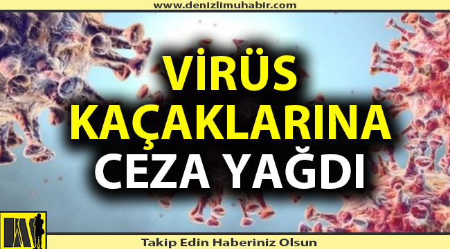 VİRÜS KAÇAKLARINA CEZA YAĞDI