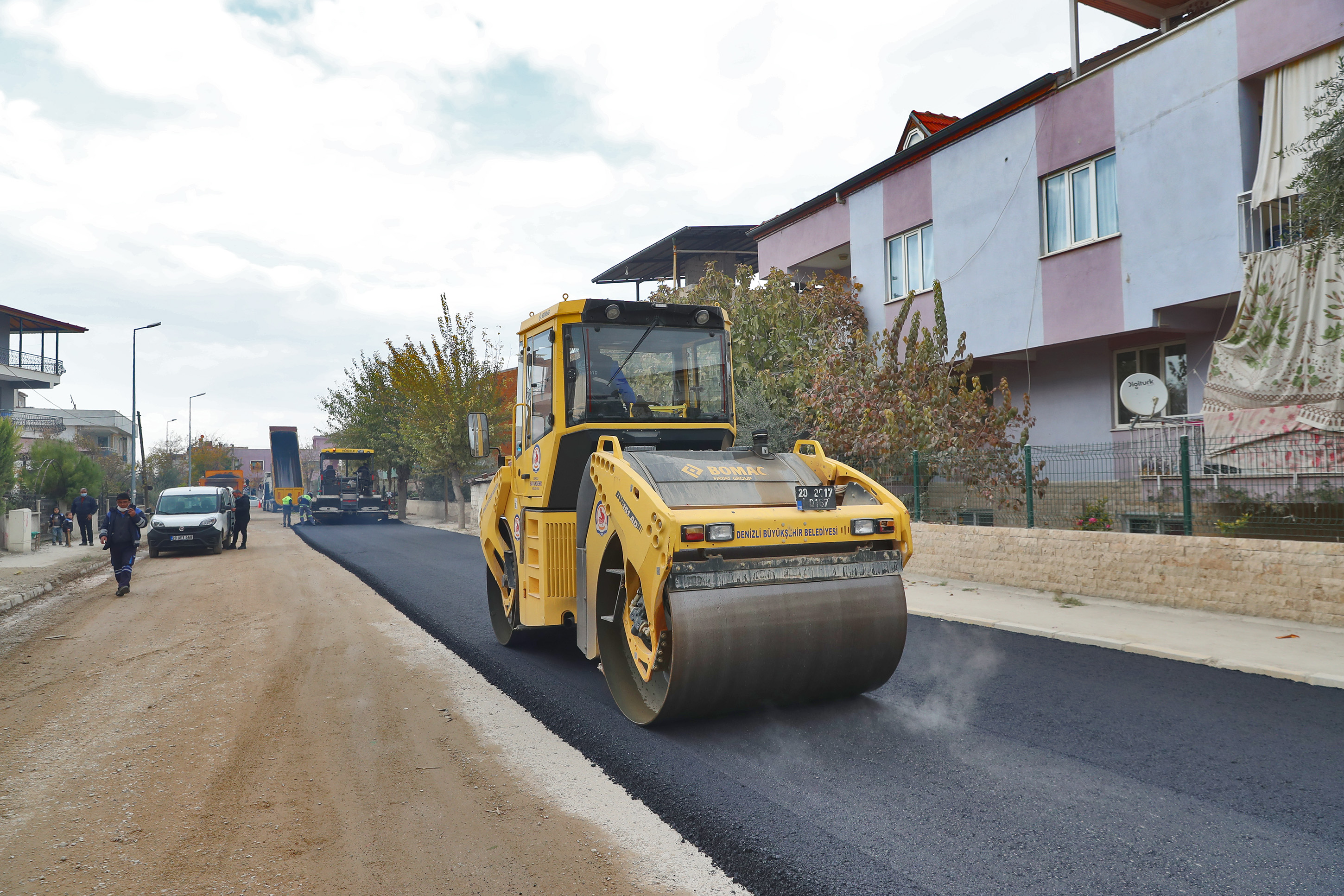 Altyapı bölgesinde yol konforu geçici asfaltla sağlanacak
