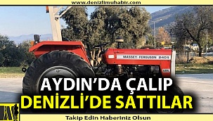 Aydın'da çalıp Denizli'de sattılar