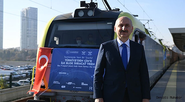 Bakan Karaismailoğlu açıkladı: Çin İhracat Treni, Çerkezköy'den Çin'in Xi’an şehrine kesintisiz yolculuğunu tamamladı