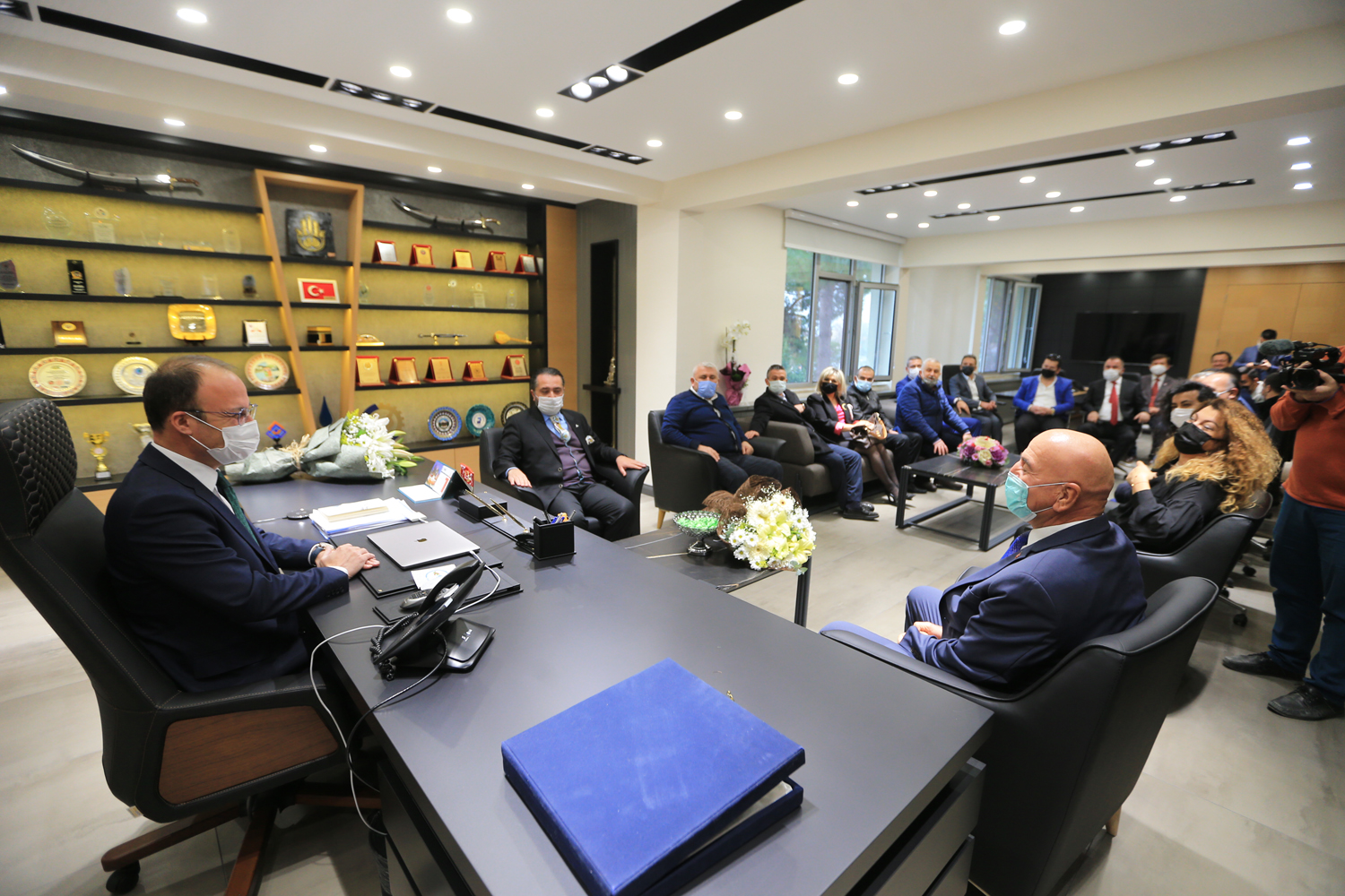 BAŞKAN ÖRKİ MHP’LİLERİ AĞIRLADI