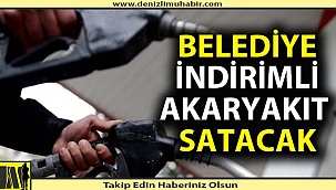 Belediye indirimli akaryakıt satacak