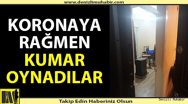Denizli'de evlere kumar operasyonu