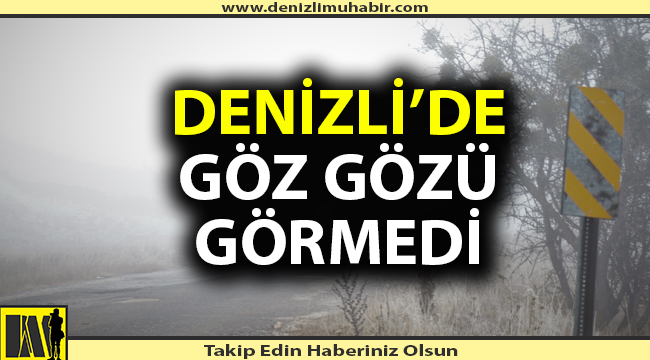 Denizli'de göz gözü görmedi