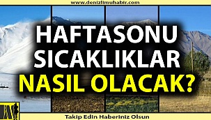 Denizli'de haftasonu sıcaklıklar nasıl olacak?