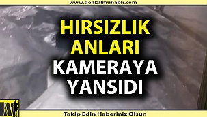 Denizli'de manavdan meyve hırsızlığı kameralara yansıdı (GÖRÜNTÜLÜ)
