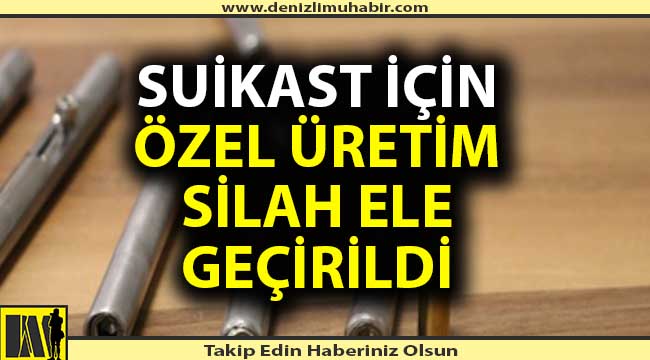 Denizli'de silah kaçakçılığı