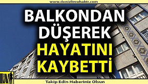 Denizli'de yaşlı adam 4. kattan düştü