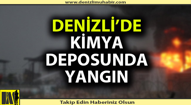 Denizli'de yangın!