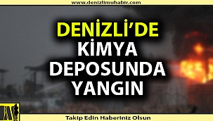 Denizli'de yangın!