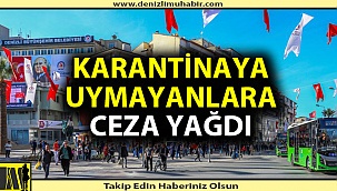 Denizli'de yasaklara uymayanlara ceza yağdı