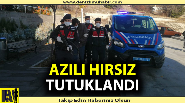 Divanın altından çıkan azılı hırsız tutuklandı