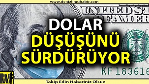 Dolar düşüş trendini devam ettiriyor