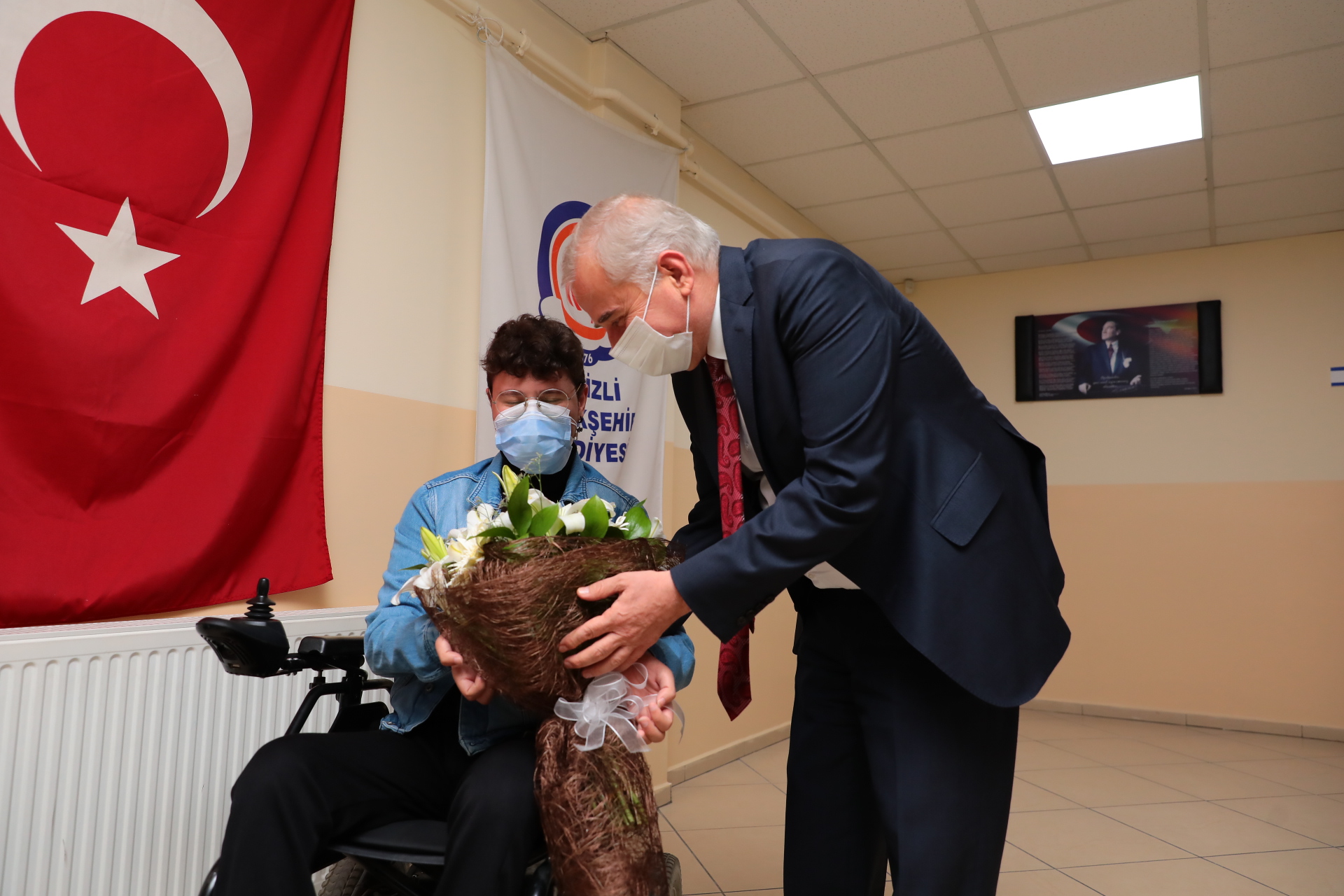 Engelli gencin ilham veren başarısı