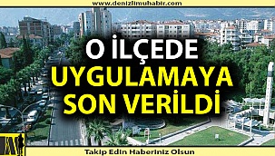 İlçe pazarında bir uygulama sona erdi