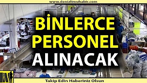 Kamu ve özel sektörden personel alımı