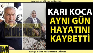 Karı-Koca çifti koronavirüs bile ayıramadı