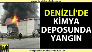 Kimya deposunda çıkan yangın söndürüldü
