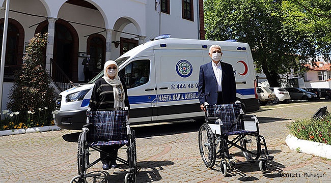Mevlid, tekerlekli sandalye oldu